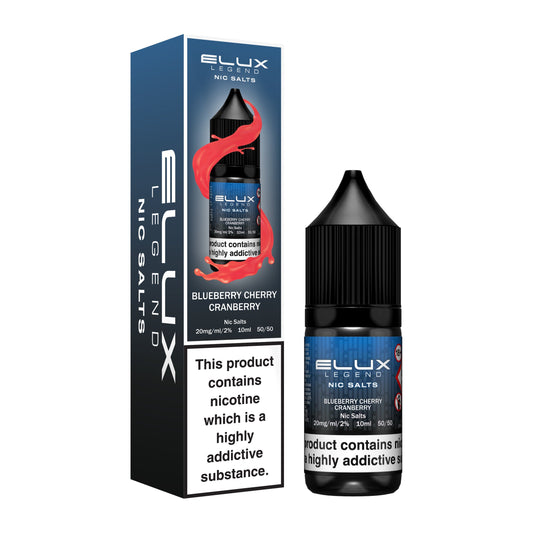 BLUEBERRY CHERRY CRANBERRY 10ML BY ELUX LEGEND